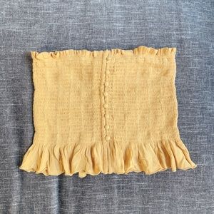 Frilly american eagle tube top